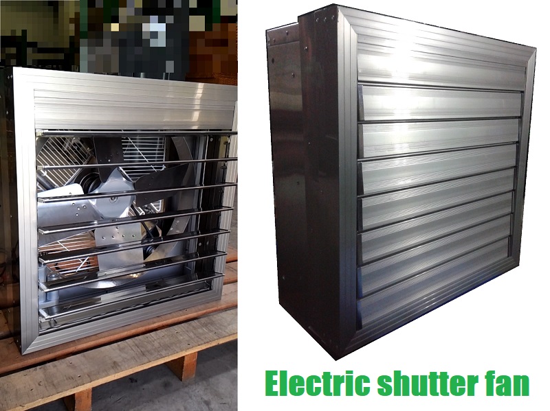 Electric shutter fan - 丰自然涼NaturalCool power louver fan louver exhaust fan